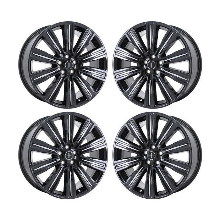 Lincoln MKX Wheel Rim PVD Black Chrome 10073 Stock Factory OEM Replacement