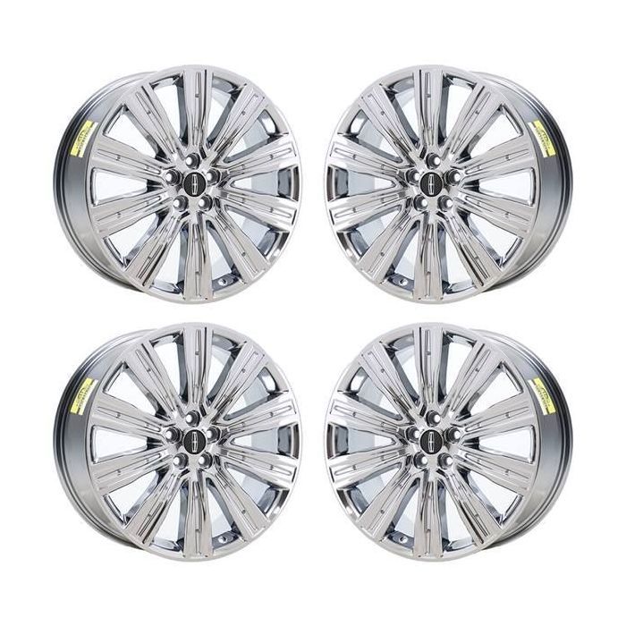 Lincoln MKX Wheel Rim PVD Bright Chrome 10073 Stock Factory OEM Replacement
