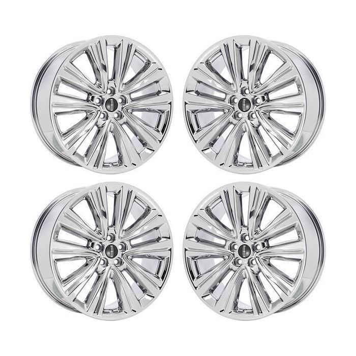 Lincoln MKX Wheel Rim PVD Bright Chrome 10074 Stock Factory OEM Replacement