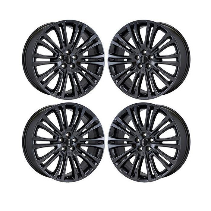 Lincoln MKX Wheel Rim PVD Black Chrome 10075 Stock Factory OEM Replacement