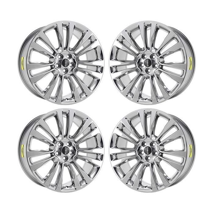 Lincoln MKX Wheel Rim PVD Bright Chrome 10077 Stock Factory OEM Replacement