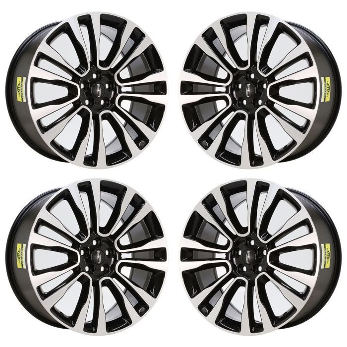 Lincoln MKX Exchange Wheels Set of 4-Exchange Rims Set of 4 Machine Black 10077