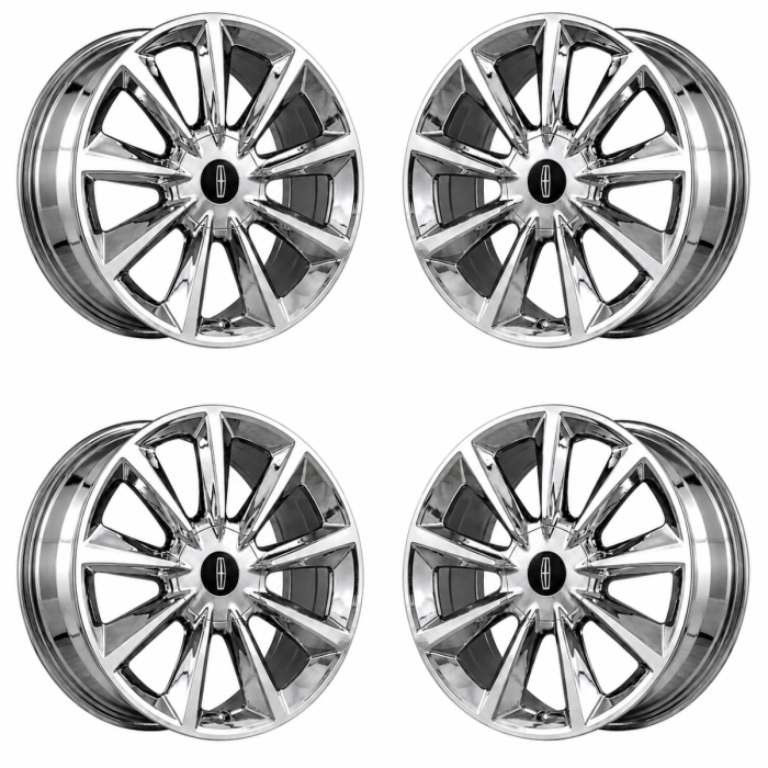 Lincoln Navigator Wheel Rim PVD Bright Chrome 10078 Stock Factory OEM Replacement
