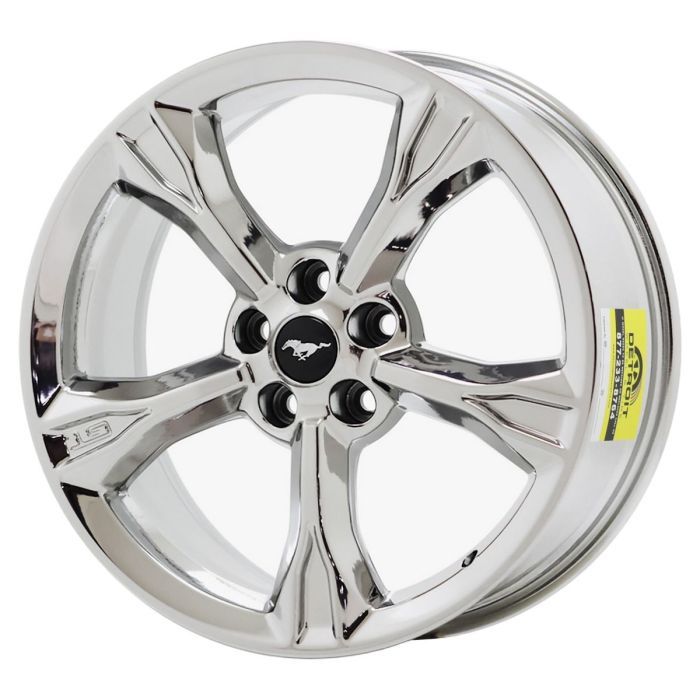 Ford Mustang Wheel Rim PVD Bright Chrome 10081 Stock Factory OEM Replacement