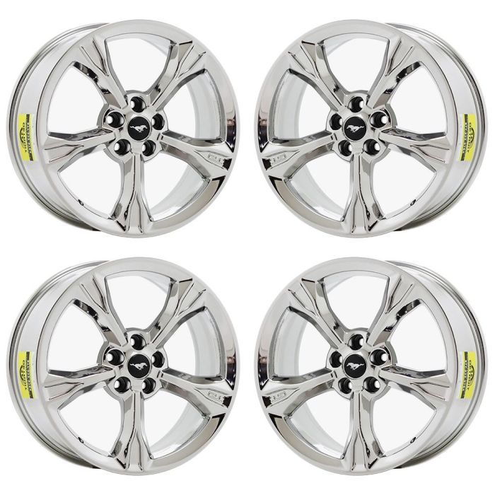 Ford Mustang Wheel Rim PVD Bright Chrome 10081 Stock Factory OEM Replacement