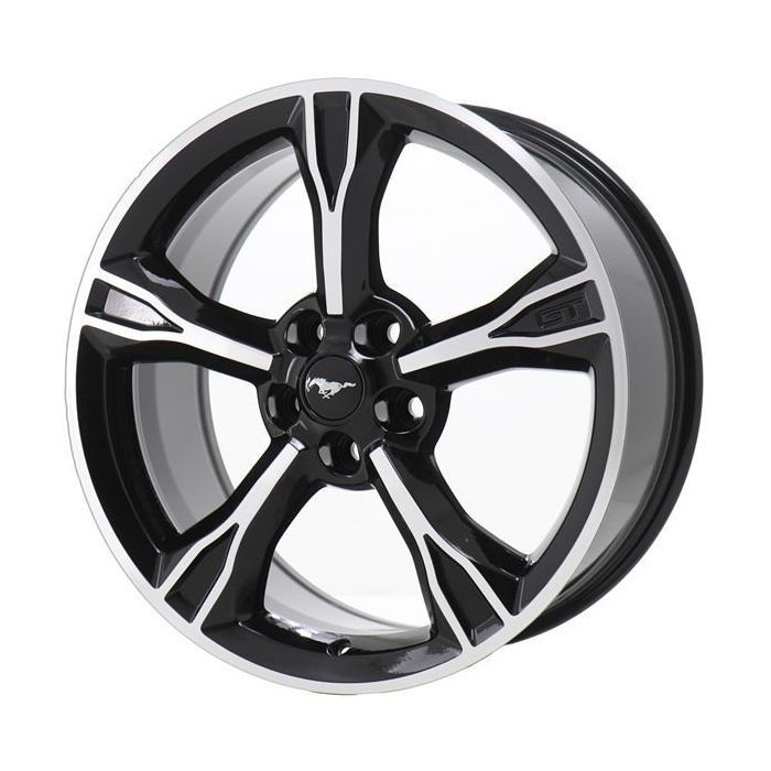Ford Mustang Wheel Rim Machined Black 10081 Stock Factory OEM Replacement