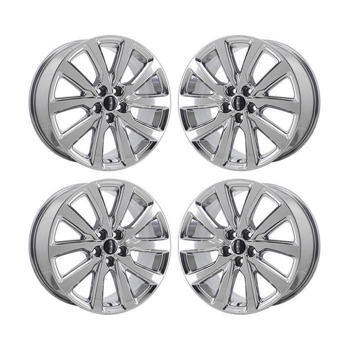 Lincoln Continental Wheel Rim PVD Bright Chrome 10087 Stock Factory OEM Replacement