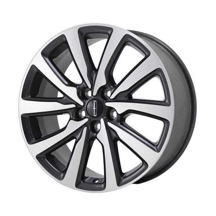 Lincoln Continental Wheel Rim Machined Grey 10087 Stock Factory OEM Replacement