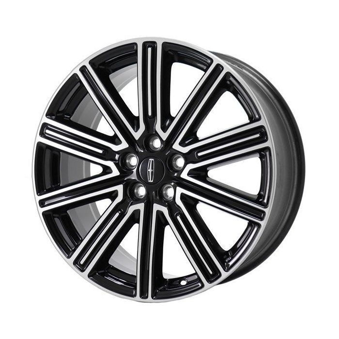 Lincoln Continental Wheel Rim Machined Black 10088 Stock Factory OEM Replacement
