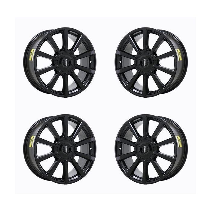 Lincoln Continental Exchange Wheels Set of 4-Exchange Rims Set of 4 Gloss Black 10089