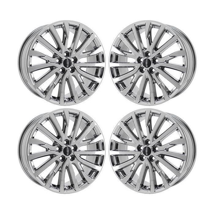 Lincoln Continental Wheel Rim PVD Bright Chrome 10090 Stock Factory OEM Replacement