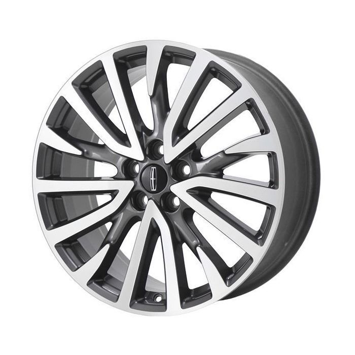 Lincoln Continental Wheel Rim Machined Grey 10090 Stock Factory OEM Replacement