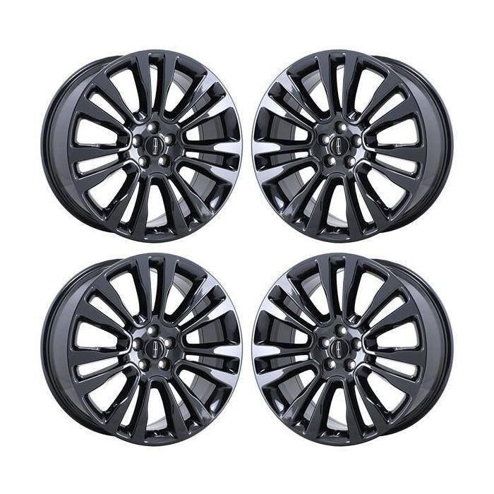 Lincoln Continental Wheel Rim PVD Black Chrome 10091 Stock Factory OEM Replacement