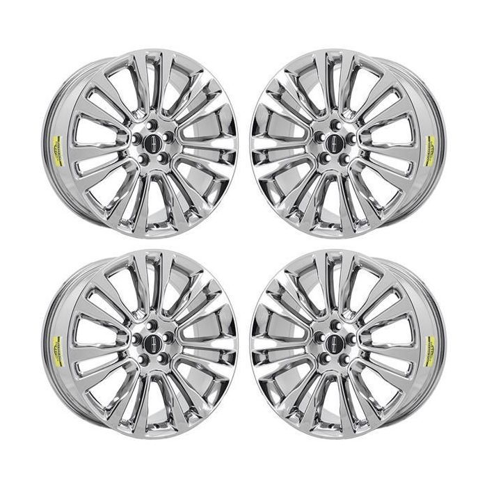 Lincoln Continental Wheel Rim PVD Bright Chrome 10091 Stock Factory OEM Replacement