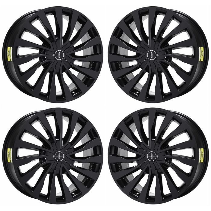Lincoln Continental Exchange Wheels Set of 4-Exchange Rims Set of 4 Gloss Black 10092