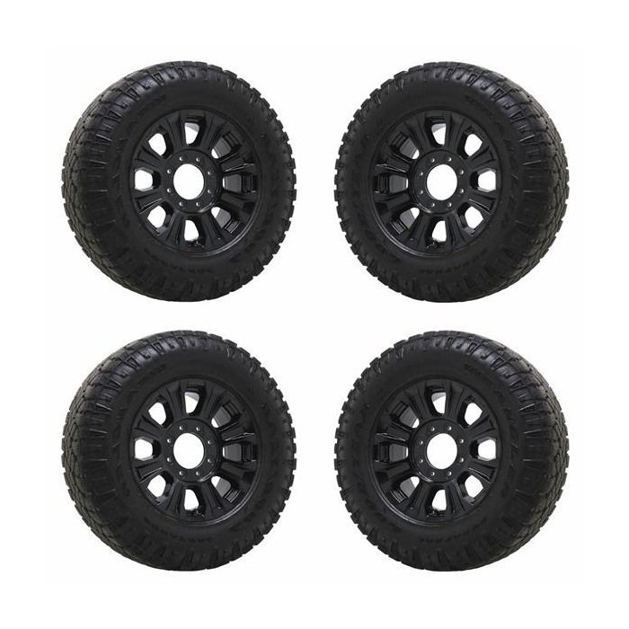 Ford F-250 Wheel and Tire Sets-Wheel and Tire Packages-Wheel & Tire Sets-Wheel & Tire Packages-Wheel and Rim Sets-Wheel and Rim Packages-Wheel & Rim Sets -Wheel & Rim Packages Gloss Black 10097