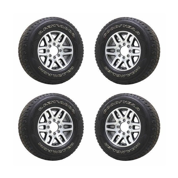 Ford F-250 Wheel and Tire Sets-Wheel and Tire Packages-Wheel & Tire Sets-Wheel & Tire Packages-Wheel and Rim Sets-Wheel and Rim Packages-Wheel & Rim Sets -Wheel & Rim Packages Machined Grey 10099