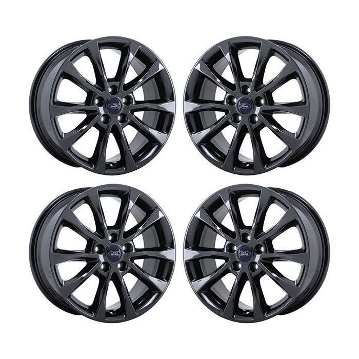 Ford Fusion Wheel Rim PVD Black Chrome 10119 Stock Factory OEM Replacement