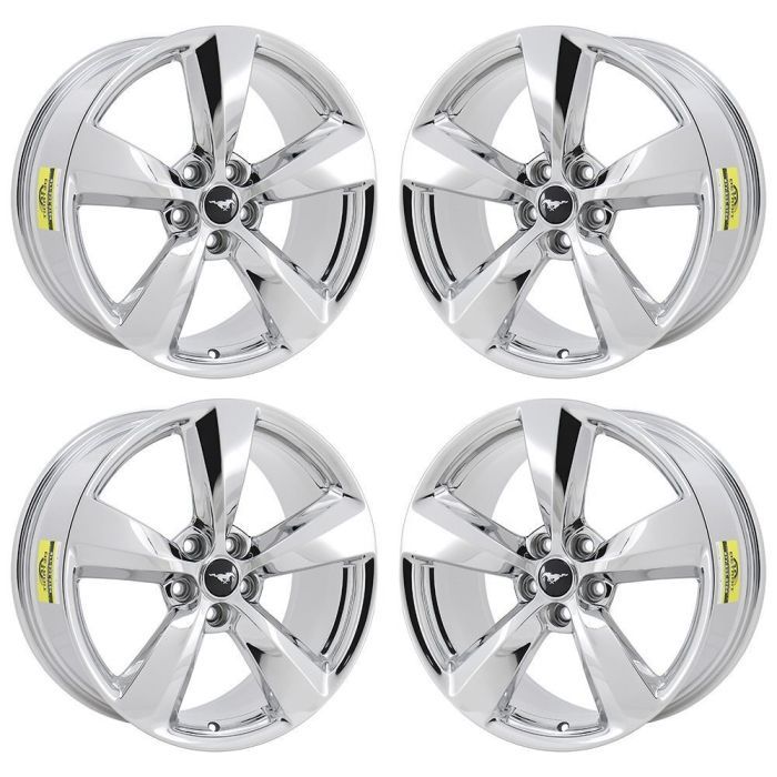 Ford Mustang Wheel Rim PVD Bright Chrome 10158 Stock Factory OEM Replacement