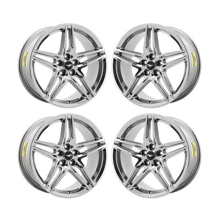 Ford Mustang Wheel Rim PVD Bright Chrome 10162 (F) Stock Factory OEM Replacement