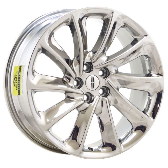 Lincoln Aviator Wheel Rim PVD Bright Chrome 10188 Stock Factory OEM Replacement