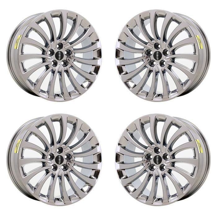 Lincoln Aviator Wheel Rim PVD Bright Chrome 10189 Stock Factory OEM Replacement