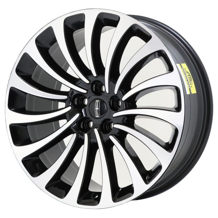 Lincoln Aviator Wheel Rim Machined Black 10189 Stock Factory OEM Replacement