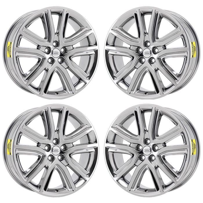 Ford Edge Wheel Rim PVD Bright Chrome 10197 Stock Factory OEM Replacement