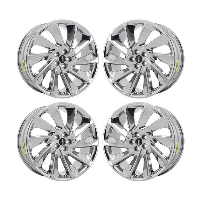 Lincoln Nautilus Wheel Rim PVD Bright Chrome 10218 Stock Factory OEM Replacement