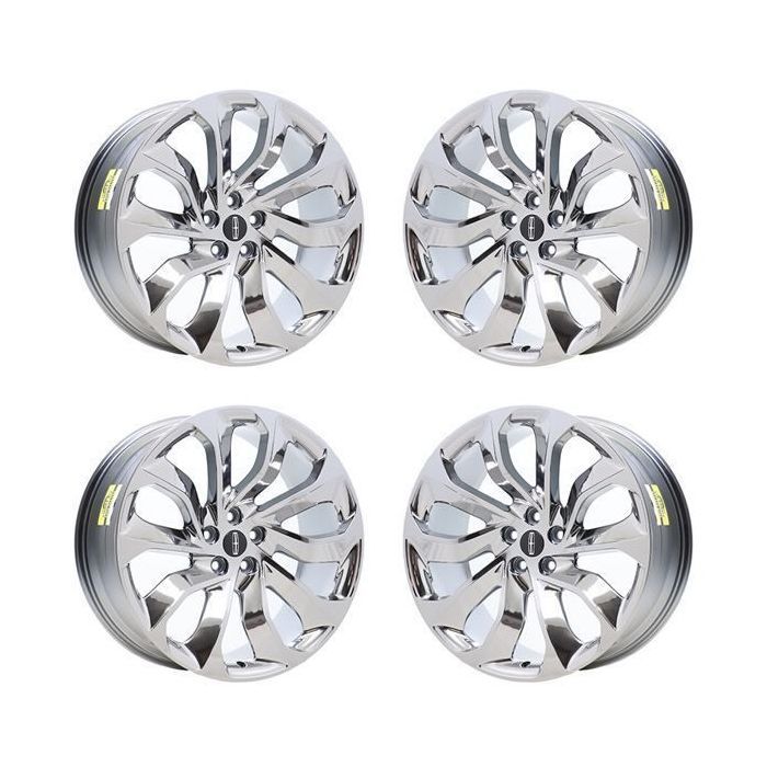 Lincoln Aviator Wheel Rim PVD Bright Chrome 10239 Stock Factory OEM Replacement