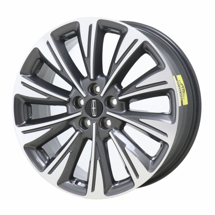 Lincoln Corsair Wheel Rim Machined Charcoal 10248 Stock Factory OEM Replacement