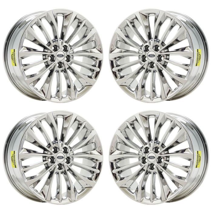Ford Edge Wheel Rim PVD Bright Chrome 10255 Stock Factory OEM Replacement
