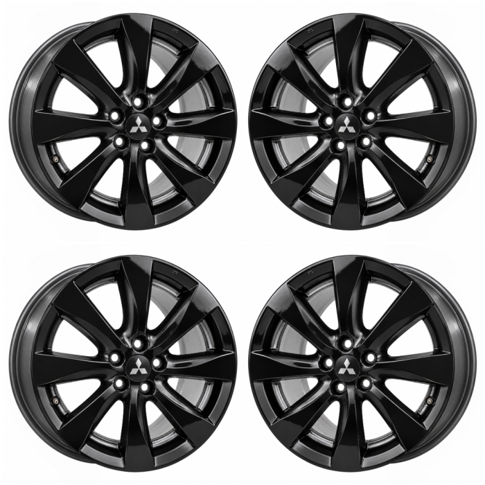 Mitsubishi Lancer Outright Wheels Set of 4-Outright Rims Set of 4 Gloss Black 10357