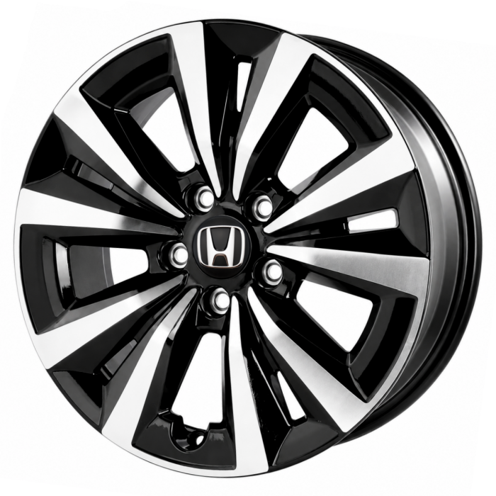 Honda Civic Wheel Rim Machined Black ALY10395 Stock Factory OEM Replacement