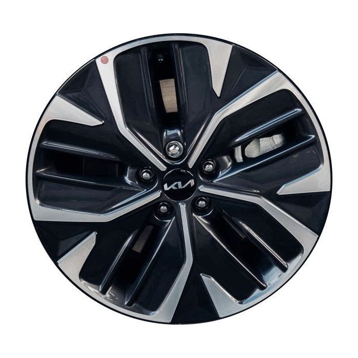 Kia EV6 Wheel Rim Machined Black 10445 Stock Factory OEM Replacement