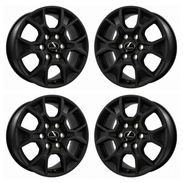 Lexus GX550 Exchange Wheels Set of 4-Exchange Rims Set of 4 Satin Black 10544