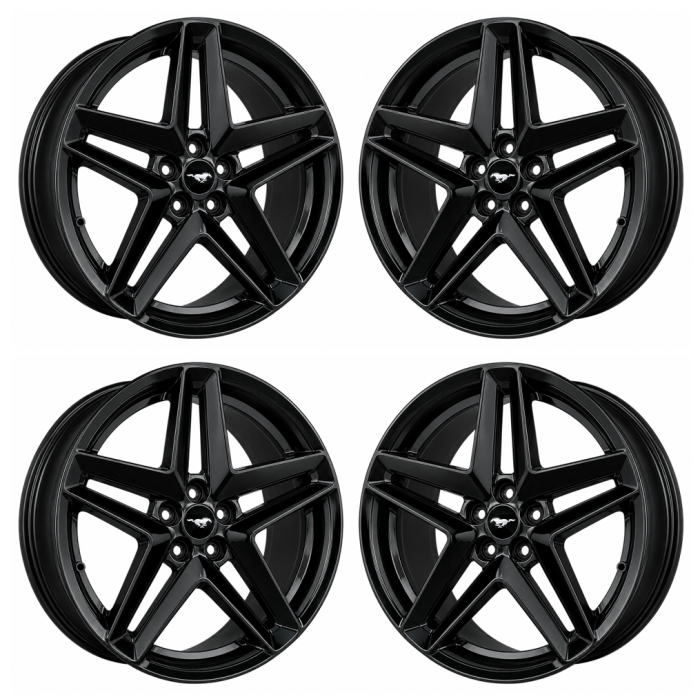 Ford Mustang Exchange Wheels Set of 4-Exchange Rims Set of 4 Gloss Black 10595