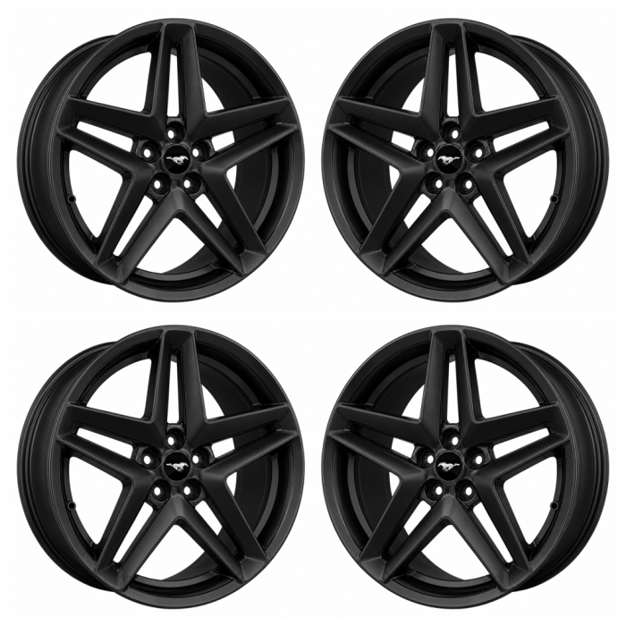 Ford Mustang Exchange Wheels Set of 4-Exchange Rims Set of 4 Satin Black 10595