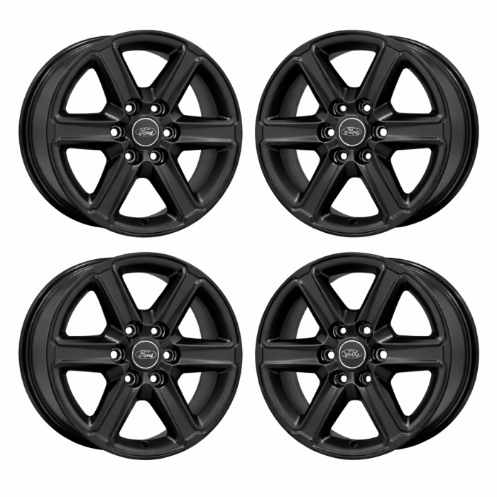 Ford F-150 Exchange Wheels Set of 4-Exchange Rims Set of 4 Satin Black 10613
