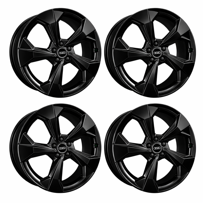 Audi Q5 Exchange Wheels Set of 4-Exchange Rims Set of 4 Gloss Black 12036