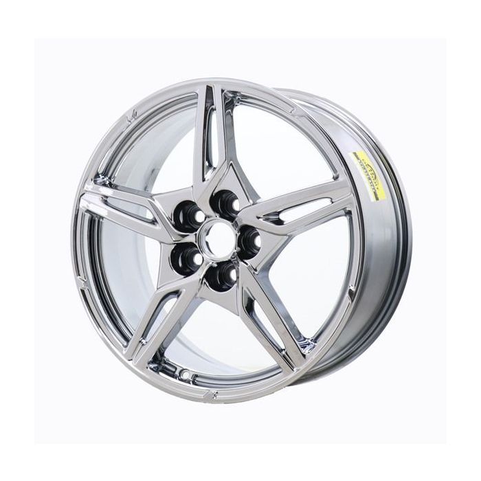 Chevrolet Corvette Wheel Rim PVD Bright Chrome 14007 (F) Stock Factory OEM Replacement