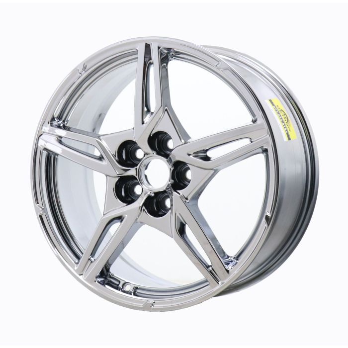 Chevrolet Corvette Wheel Rim PVD Bright Chrome 14008 (R) Stock Factory OEM Replacement