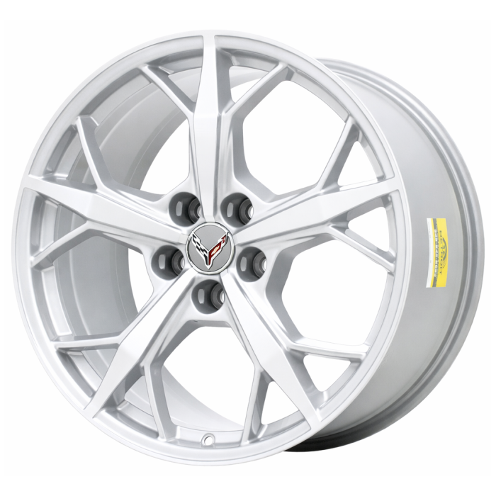 Chevrolet Corvette C8 Wheel Rim Silver 14012 (R) Stock Factory OEM Replacement
