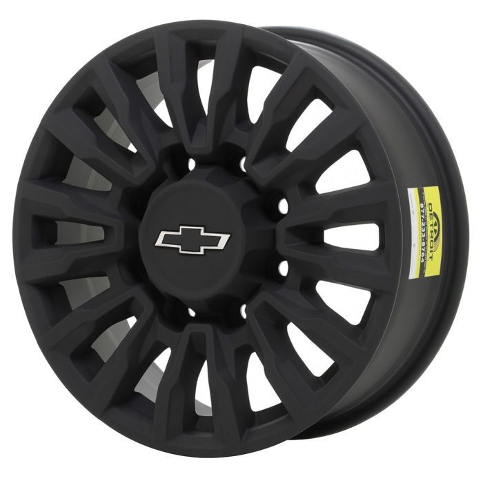 Chevrolet Silverado 2500 Wheel Rim Satin Black 14031 Stock Factory OEM Replacement