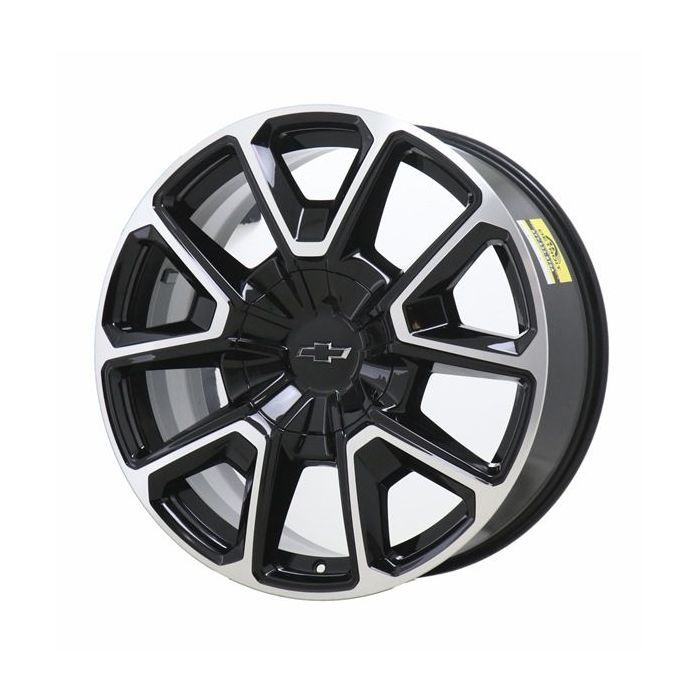 Chevrolet Tahoe Wheel Rim Machined Black 14035 Stock Factory OEM Replacement