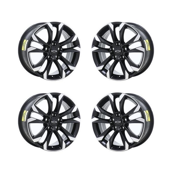 Chevrolet Trailblazer Exchange Wheels Set of 4-Exchange Rims Set of 4 Machined Black 14038