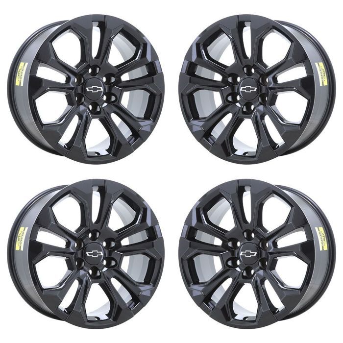 Chevrolet Silverado 1500 Exchange Wheels Set of 4-Exchange Rims Set of 4 Gloss Black 14090