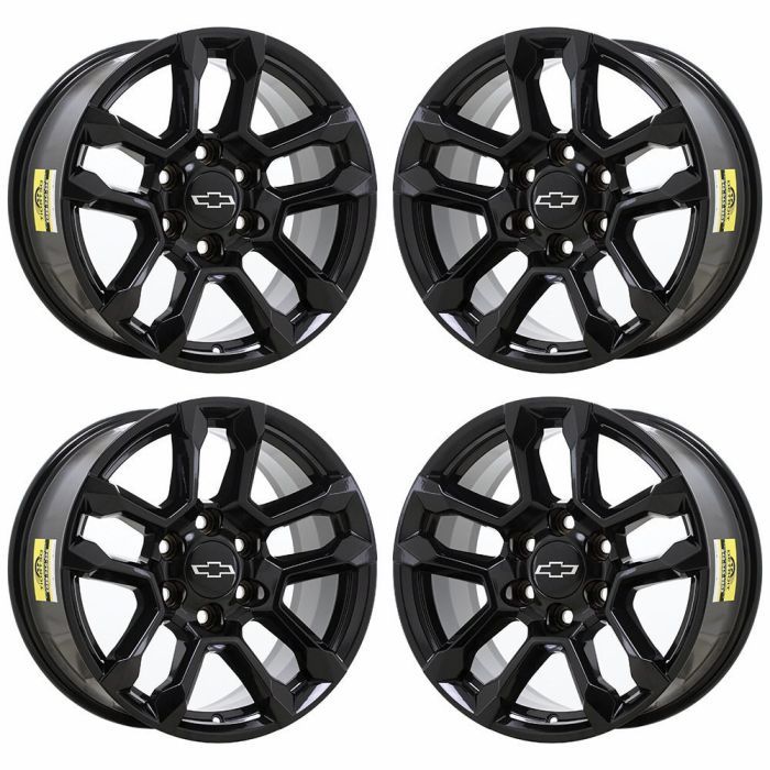 Chevrolet Silverado 1500 Exchange Wheels Set of 4-Exchange Rims Set of 4 Gloss Black 14091