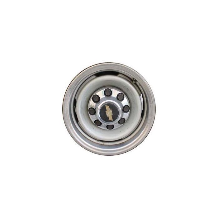 GMC 2500 Pickup Wheel Rim Silver Steel 1619A Stock Factory OEM Replacement