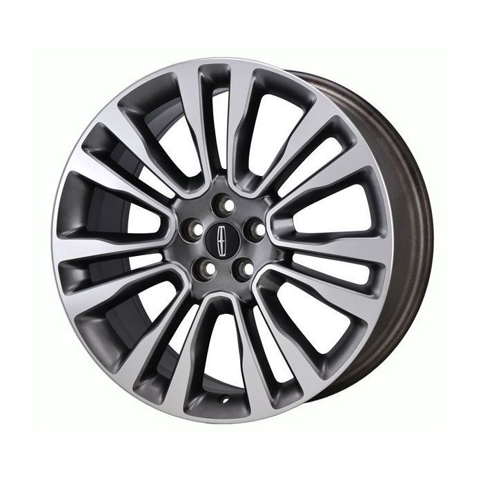 Lincoln Continental Wheel Rim Machined Grey 10091 Stock Factory OEM Replacement